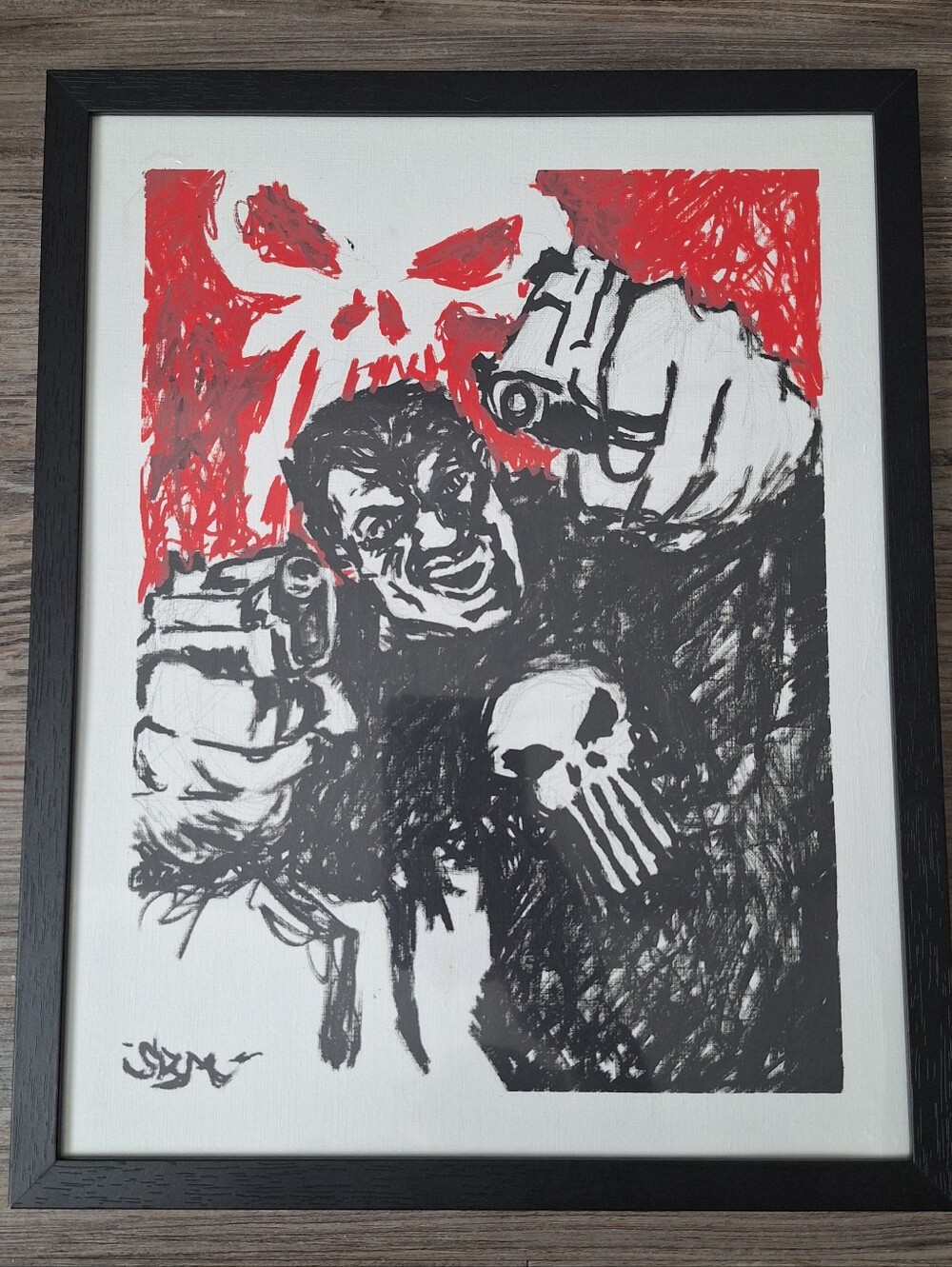 Painting Acrylic Punisher Original 11x14